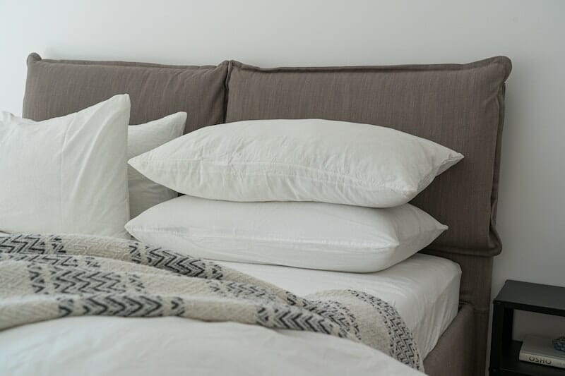 Clean pillow cases to prevent dust.