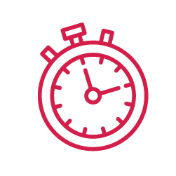 Graphic icon depicting alarm clock.