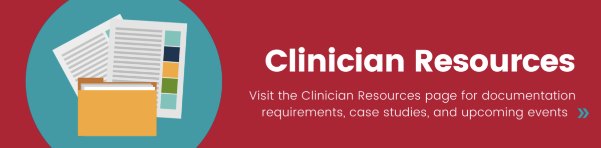 Clinician Resource Banner.